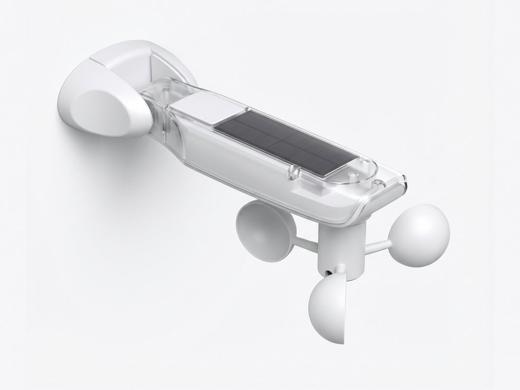 Vind- og solsensor (solcelledrevet)