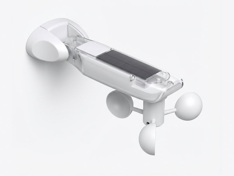 Vind- og solsensor (solcelledrevet)